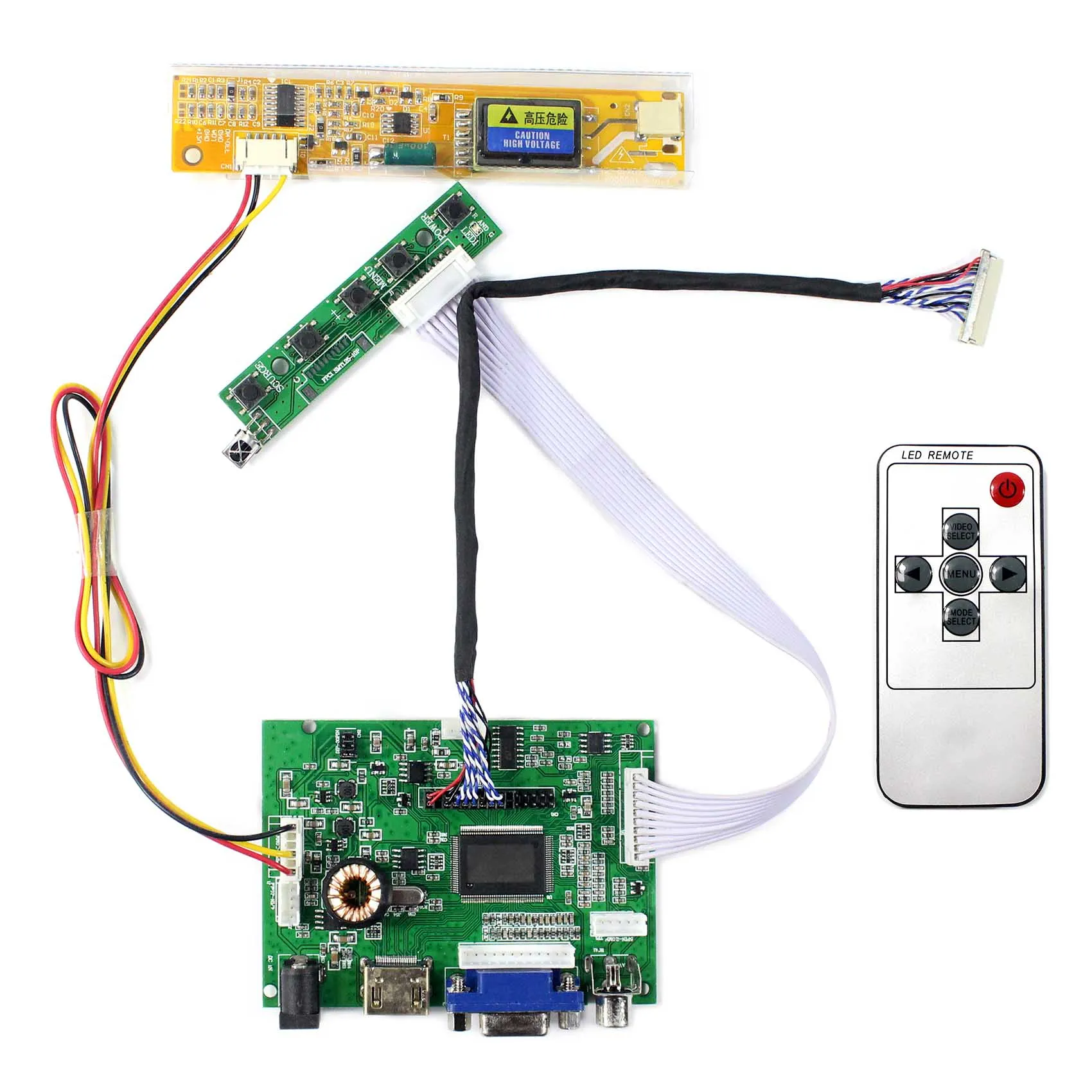 

ЖК-плата HD MI VGA 2AV, для интерфейса LVDS, ЖК-экран 12,1 дюйма, 1280x800, B121EW01, V0, 13,3 дюйма, 1280x800, LTD133EX2K
