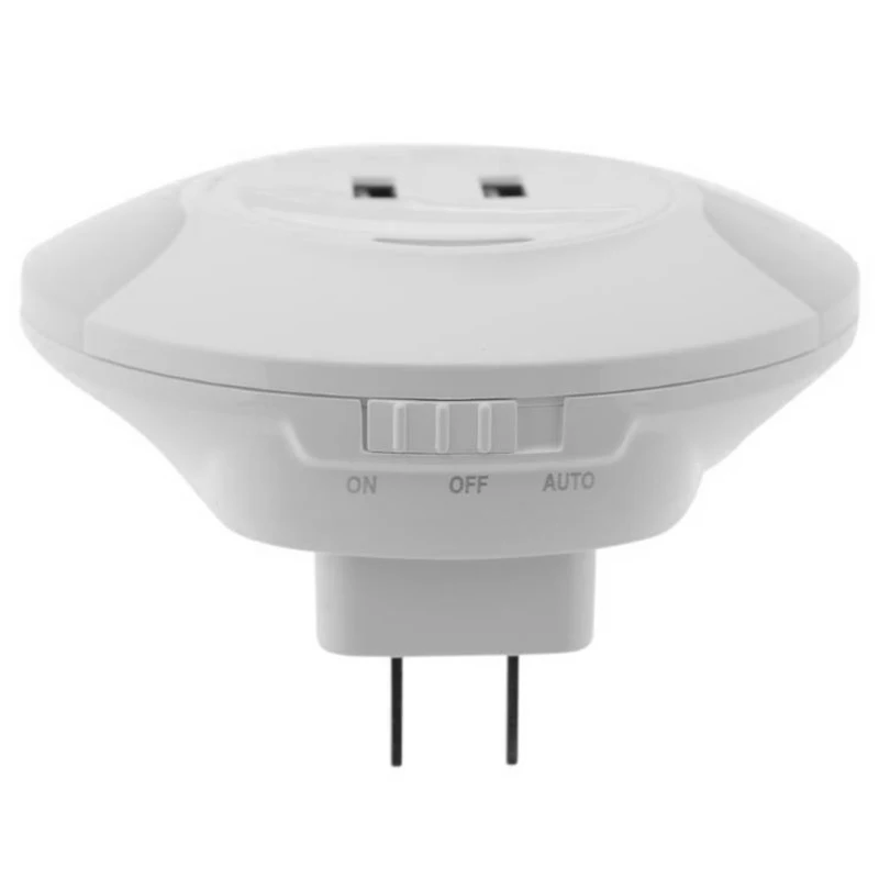Новый настенный светильник светодиодный с датчиком для спальни Ночной 2 usb