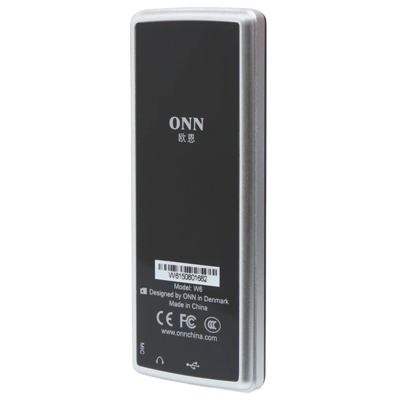 ONN 8G Bluetooth MP3 мини аудиоплеер Hi Fi плеер с наушник шагомер Запись изображение FM TF