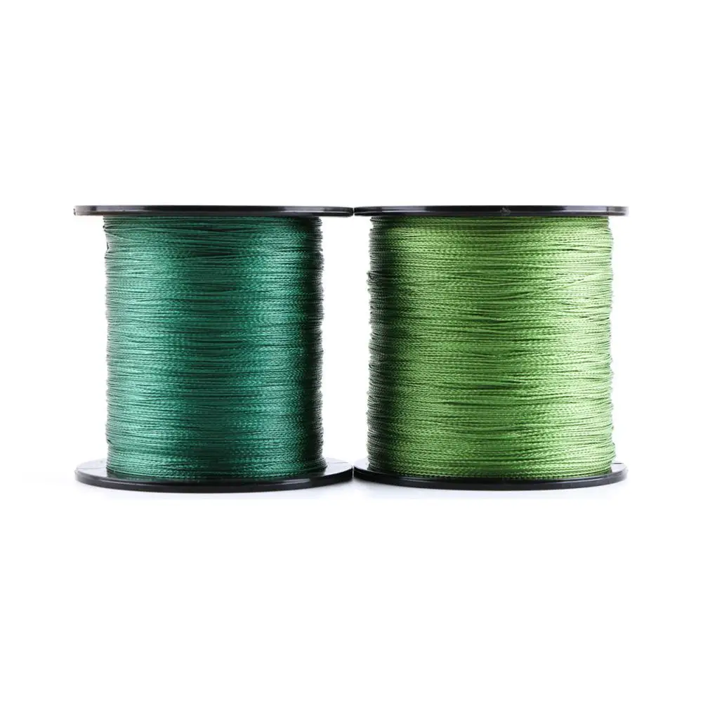 None 500M 547Yds 4 Strands Fishing Braided Wire Super Strong Multifilament Smooth Line 12-80LB 0.1-0.5mm Green | Спорт и развлечения
