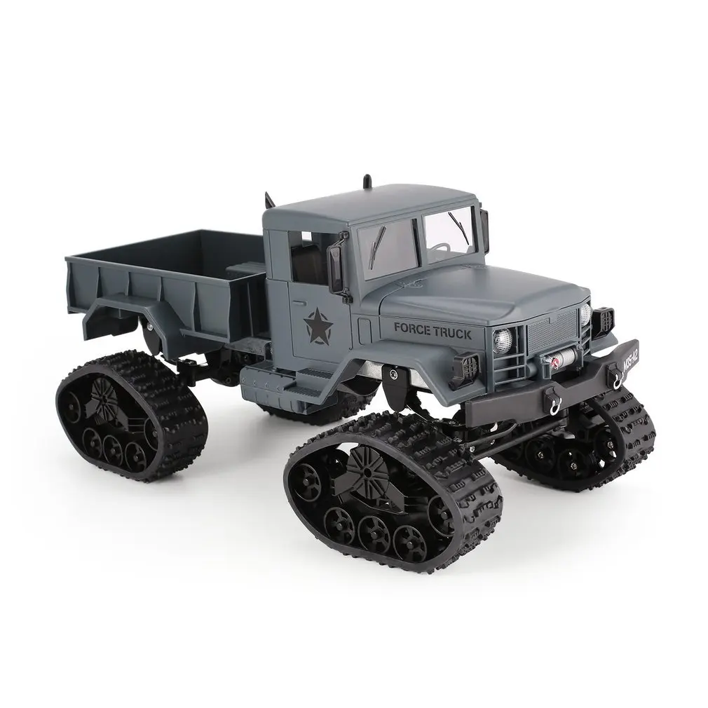 Военный Rc грузовик армейский 2 4 ГГц 1:16 4wd гусеница внедорожный пульт