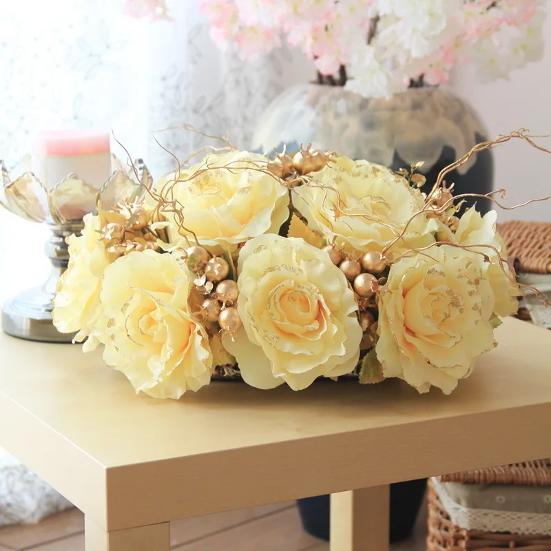 Para Jardim для Cam Vazo Gold Deco дом Jarrones Decorativos современный Декор дома аксессуары