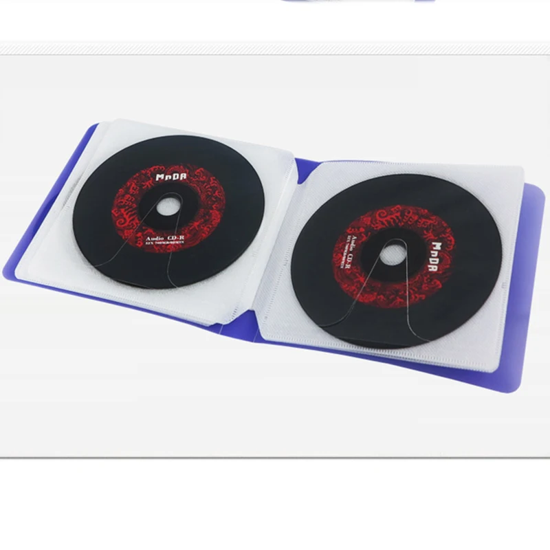Модный 1 шт. конфетный цвет CD/DVD чехол держатель для переноски органайзер PP сумка