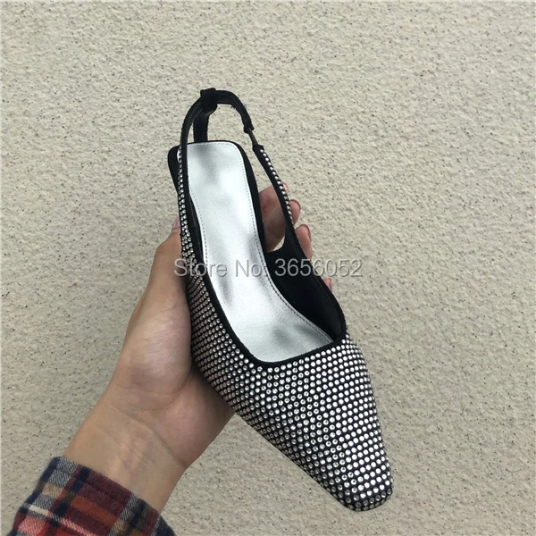 Qianruiti/Элегантные свадебные туфли со стразами сезон весна лето Talon Femme Туфли на