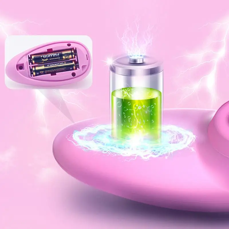 Мини вибратор на присоске Стимулятор клитора амортизатор лизание точки G Массаж
