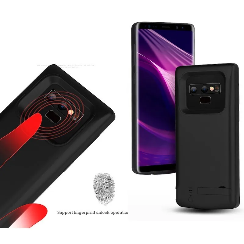 Мода 5000 mAh power Bank тонкая батарея зарядный чехол для samsung Galaxy Note 9 защитный резервный