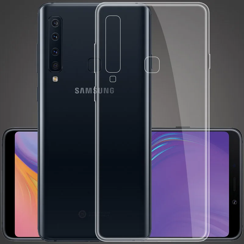 Transparent Soft Clear Silicone Back Cover Phone Case For Samsung A7 2018 A750F A750 Galaxy A6 A8 Plus S8 S9 |