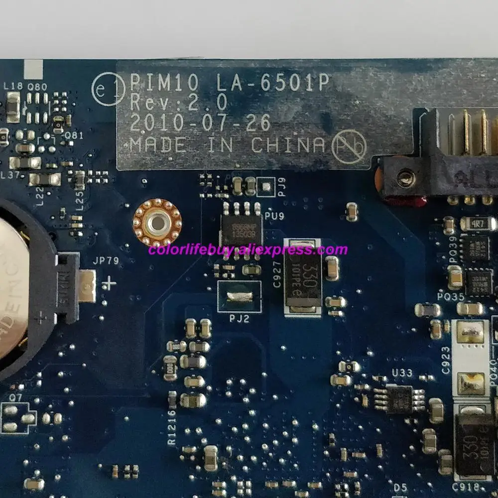 Натуральная CN 02XTM9 2XTM9 w N455 Процессор LA 6501P материнская плата для ноутбука Dell Mini 1018