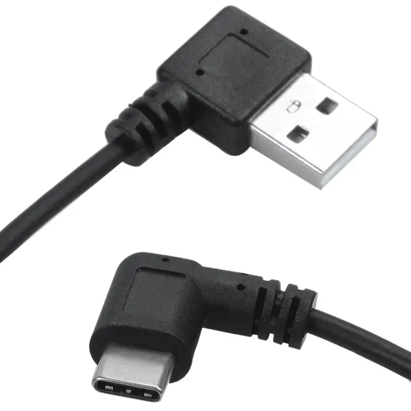 USB 90 градусов Мужской Micro кабель для зарядки данных изгиб левая Выдвижная