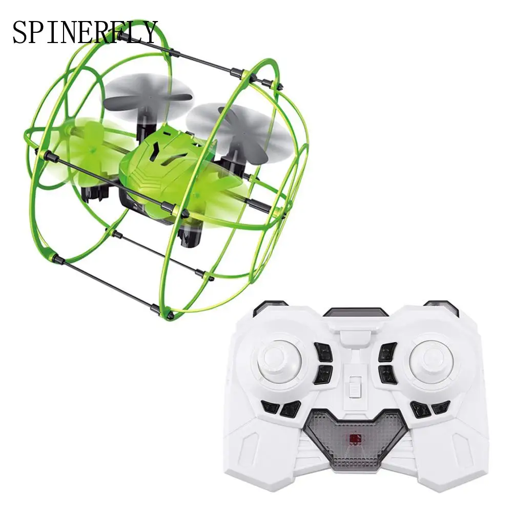 Мини Дрон флип RC Ball Sky Walker 2 4 ГГц 4CH Fly Квадрокоптер 3D ролик Безголовый вертолет
