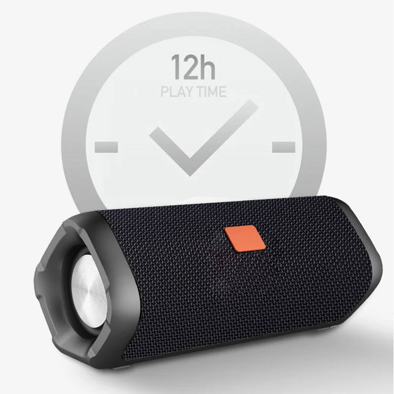 Портативный Bluetooth динамик Tws беспроводной стерео бас Колонка коробка Ipx4