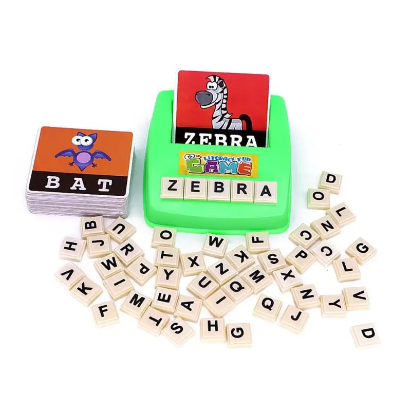 Алфавит буквы карточная игра английский язык ABC детские развивающие Игрушки для