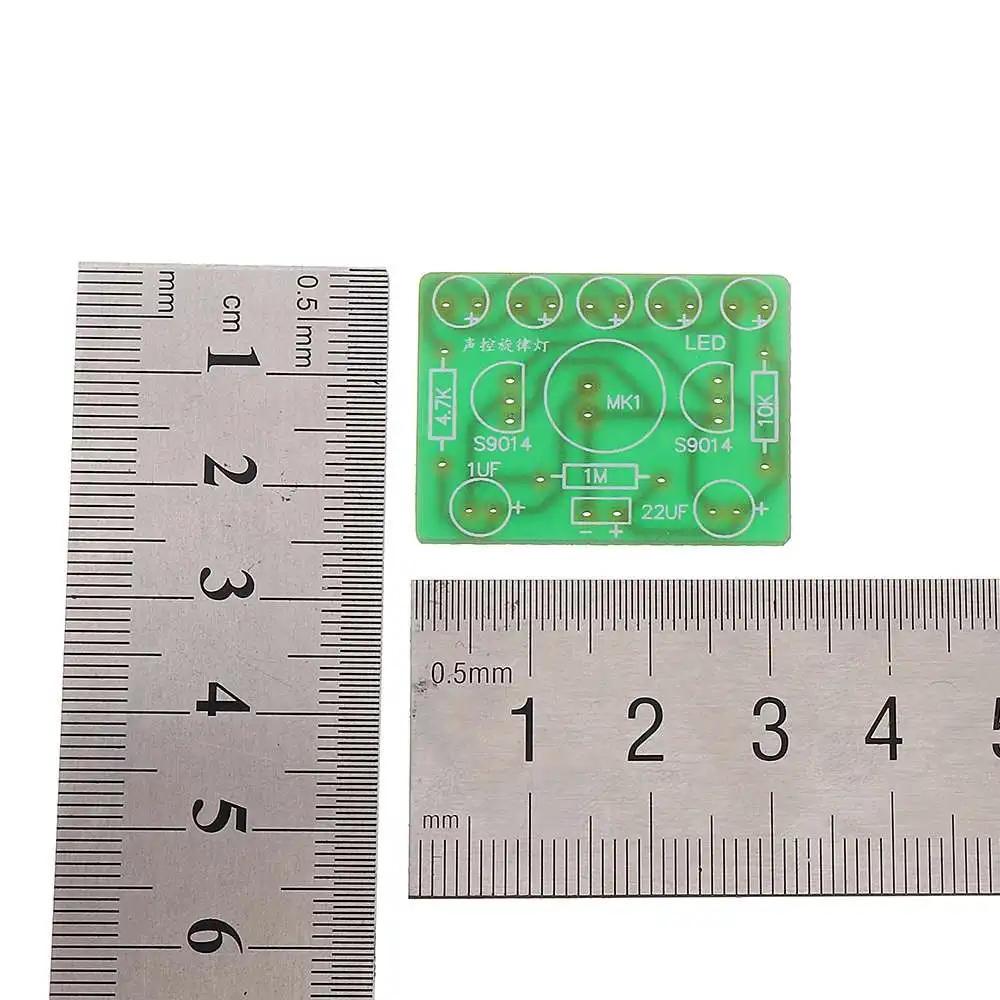 LEORY 10 шт. DIY голосовой контроль LED вспышка световая Мелодия 5 мм выделения