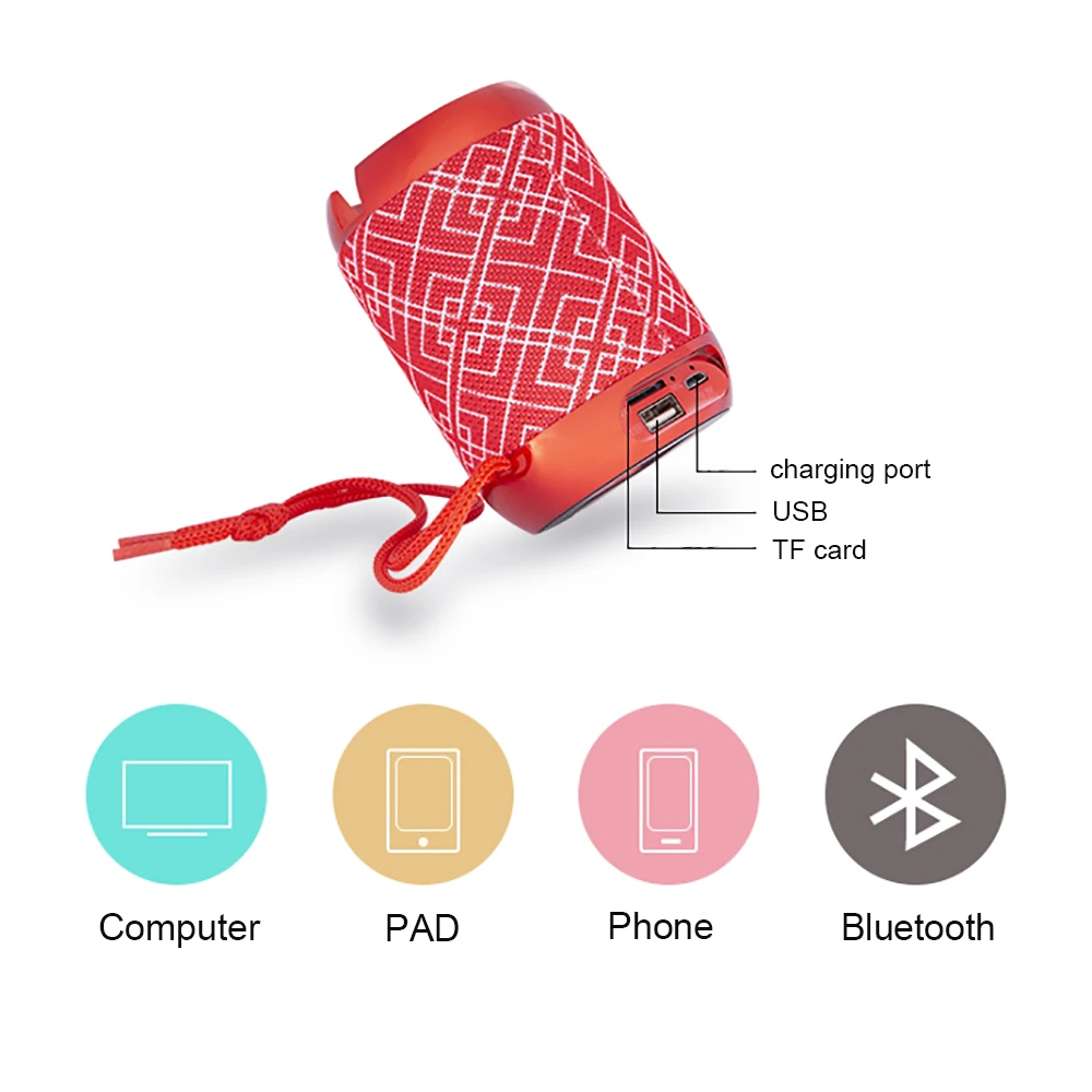 Универсальный Водонепроницаемый мини-динамик с Bluetooth держатель для телефона MP3