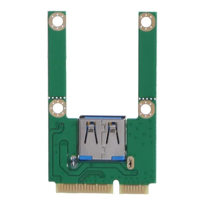 Mini PCI E de VODOOL a tarjeta expansión USB3.0 ordenador portatil Express PCIe USB 3 0 adaptador con tornil|Платы расширения| |