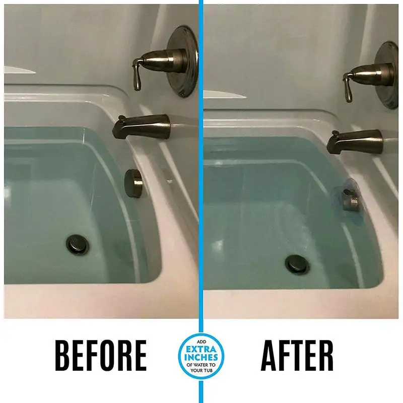 Новая бездонная Сливная крышка для ванны добавляет дюймы воды в ванну подогрева