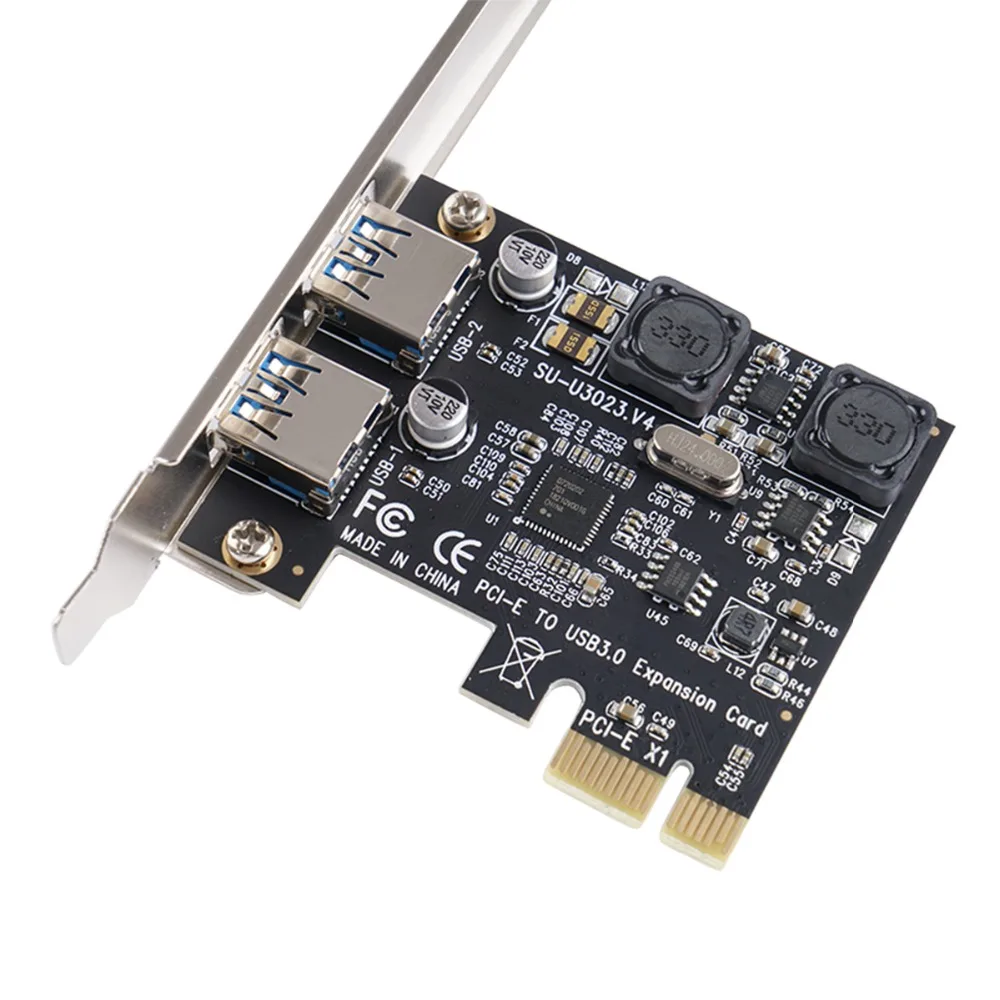Orico 2 Порты и разъёмы Pcie для Usb3.0 PCI Express карты расширения Usb 3 0 5 Гбит/с Скорость