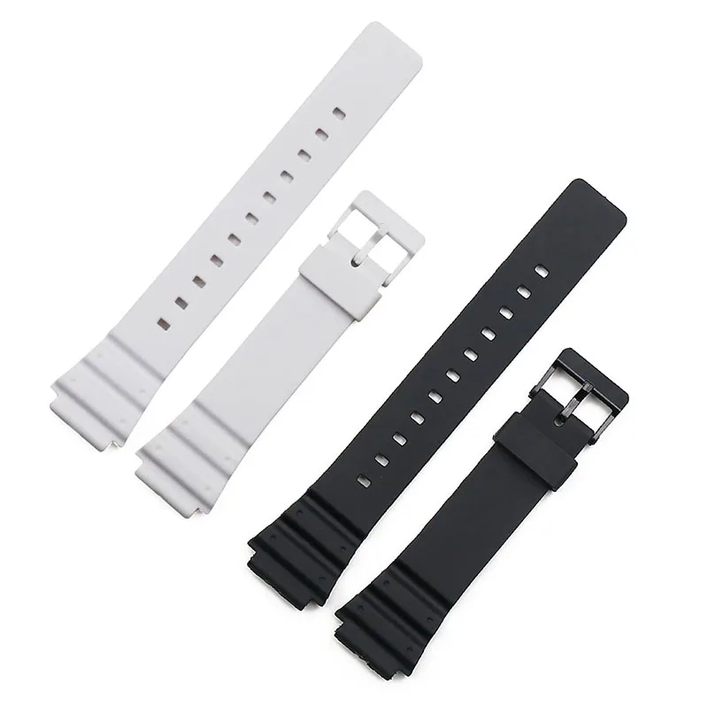 

Resin strap men's pin buckle watch accessories sports waterproof strap for Casio MRW-200H W-752 w-s210H W-800H W-735H watch band