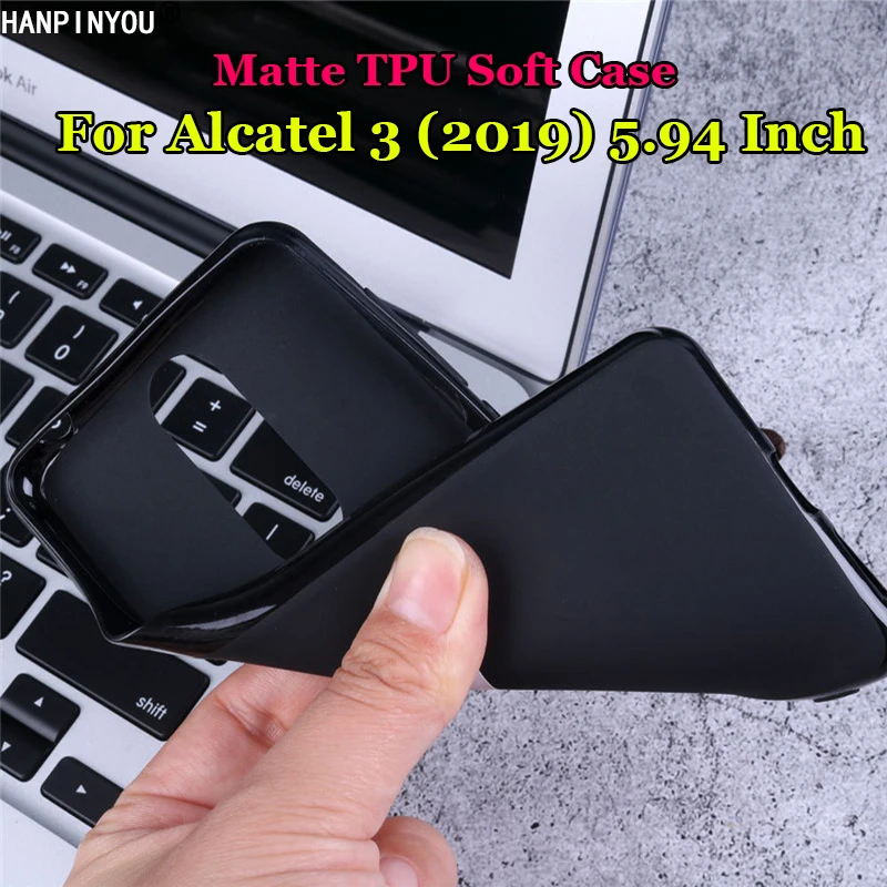 Чехол для телефона Alcatel 3 2019 5 94 &quotтонкий мягкий резиновый чехол из