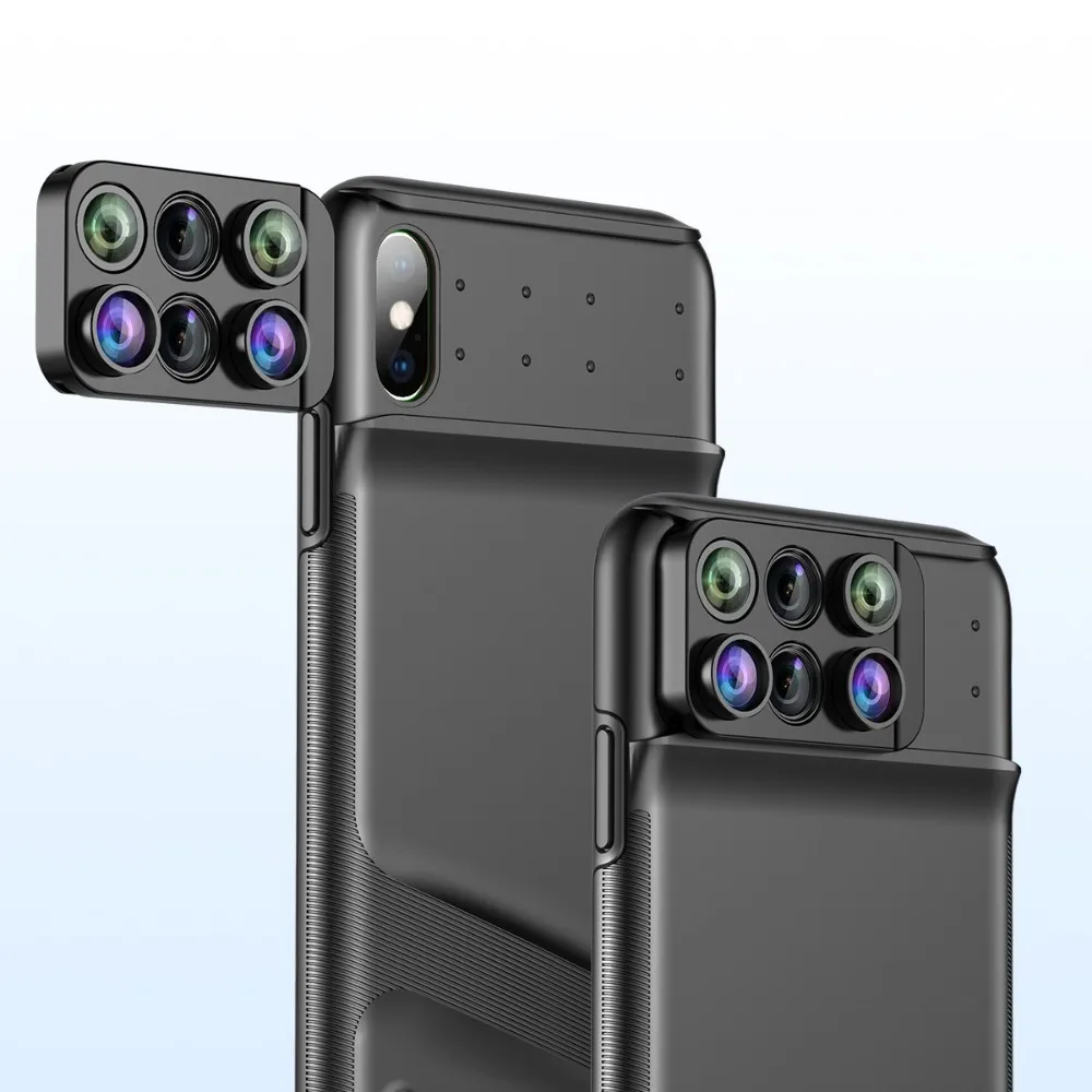 Чехлы с широкоугольным макро объектив &quotрыбий глаз&quot для iPhone Xs Max Coque Phone camera Fish