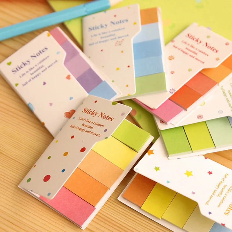 2pcs Note Schedule Index Sticker Paper Notepad Self-Adhesive Label Bookmarks School Student Supply 2018 | Канцтовары для офиса и
