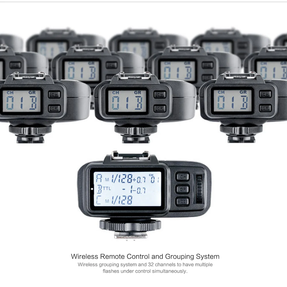 Godox X1N TTL триггер вспышки 2 4 ГГц беспроводной с экраном многофункциональный