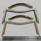 10 шт 21 см DIY Красота элегантная форма ГОЛОВА металлическая ручка-каркас для кошелька для сумки Швейные ремесла портной канализации