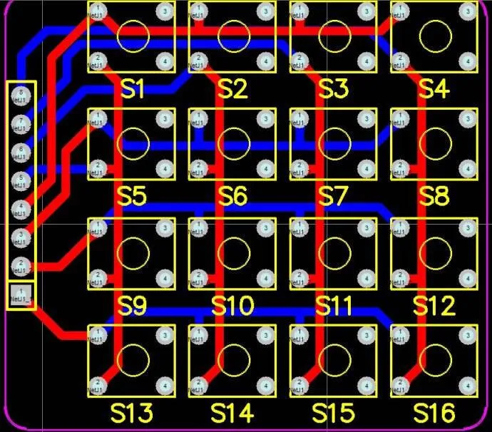 8pin 4*4 4x4 Матрица 16 ключей кнопка клавиатуры макет модуль микроконтроллер для arduino