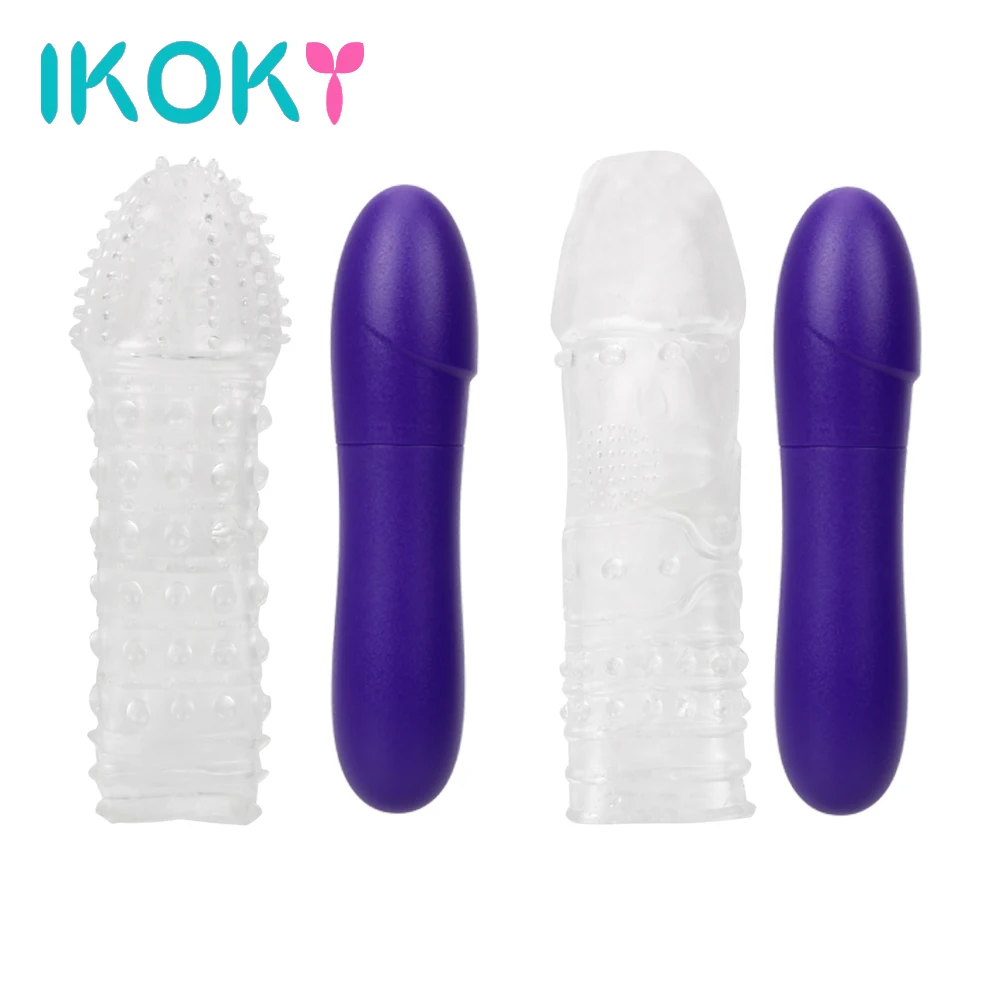 IKOKY Vibrator Sex Toys for Women Vaginal Massage Female Masturbation Dildo Penis Sleeve Clitoris Stimulator | Красота и здоровье