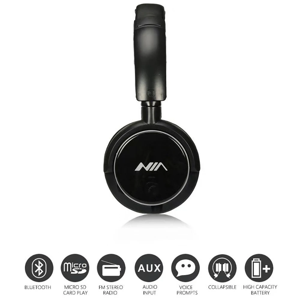 Bluetooth беспроводные наушники пять в одном спортивные складные с микрофоном