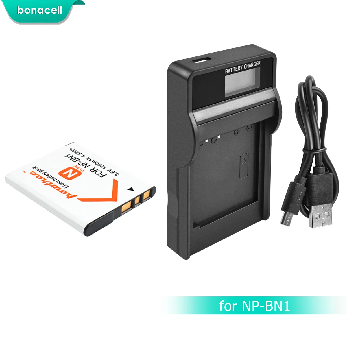 Bonacell 1200 мАч NP BN1 NPBN1 Аккумулятор для камеры + ЖК зарядное устройство Sony TX9 WX100 TX5 WX5C