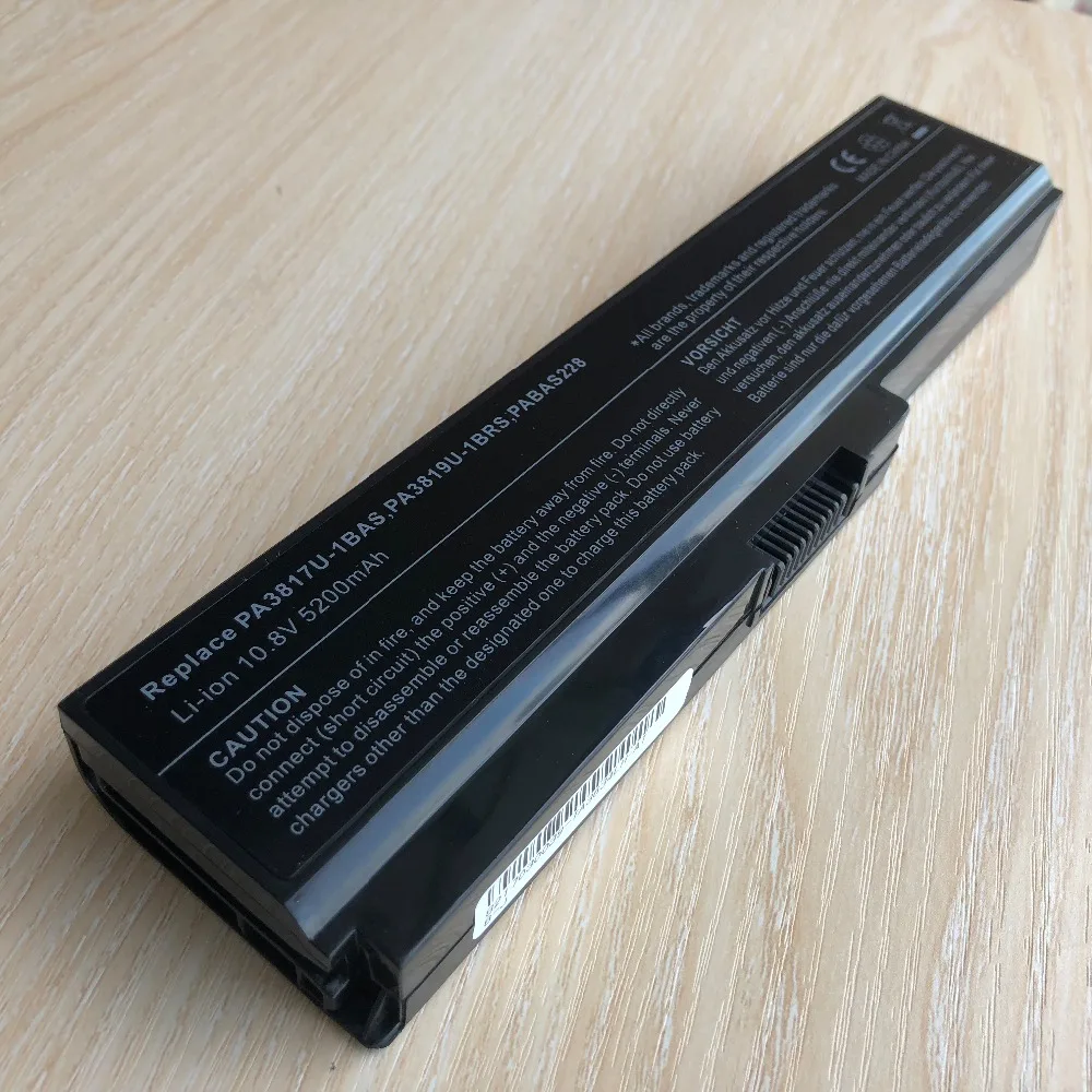 HSW ноутбук черный батарея для ноутбука Toshiba PA3817U-1BRS PA3817U-1BAS PA3818U-1BRS PA3819U-1BRS