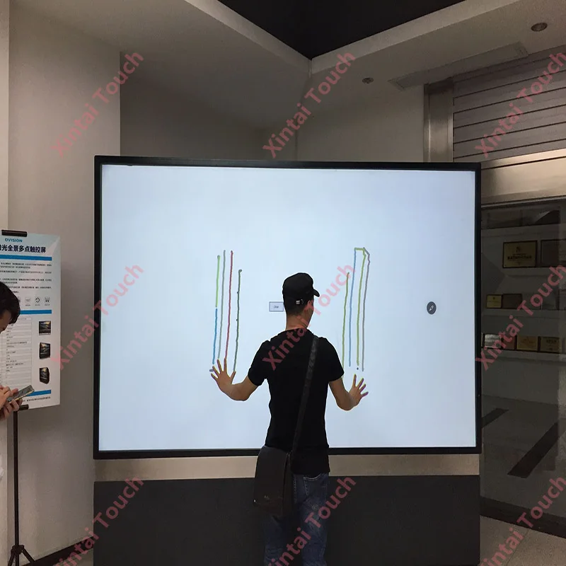 Сенсорная инфракрасная панель Xintai Touch FY 84 дюйма 10 точек касания соотношение 16:9