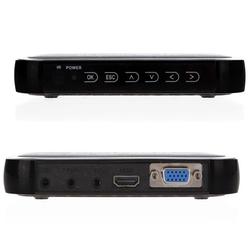 ЕС разъем Full Hd 1080P медиаплеер центр Мультимедиа Видео плеер с Hdmi Vga Av Usb Sd/Mmc порт