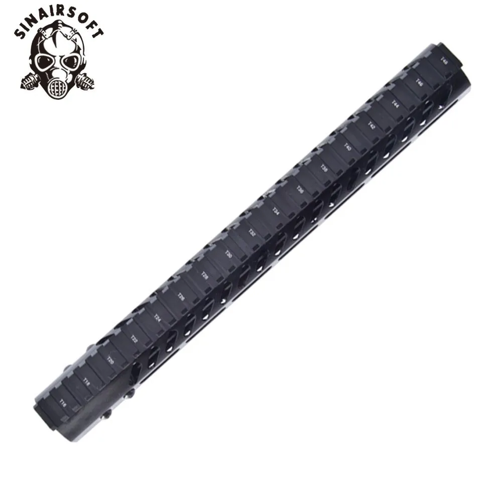 Бесплатная поплавок ультра тонкая рельсовая система Handguard монолитный легкий с