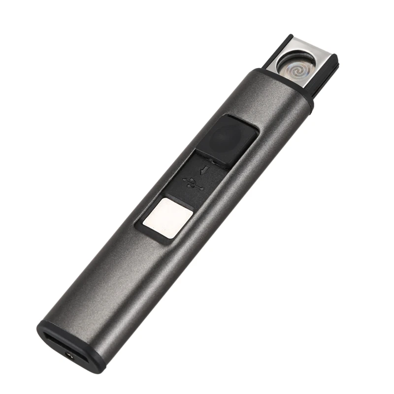 Прикуриватель двухсторонний зажигание Usb Электронная сигарета зажигалка смарт-пресс экран Зажигалка для мужских аксессуаров