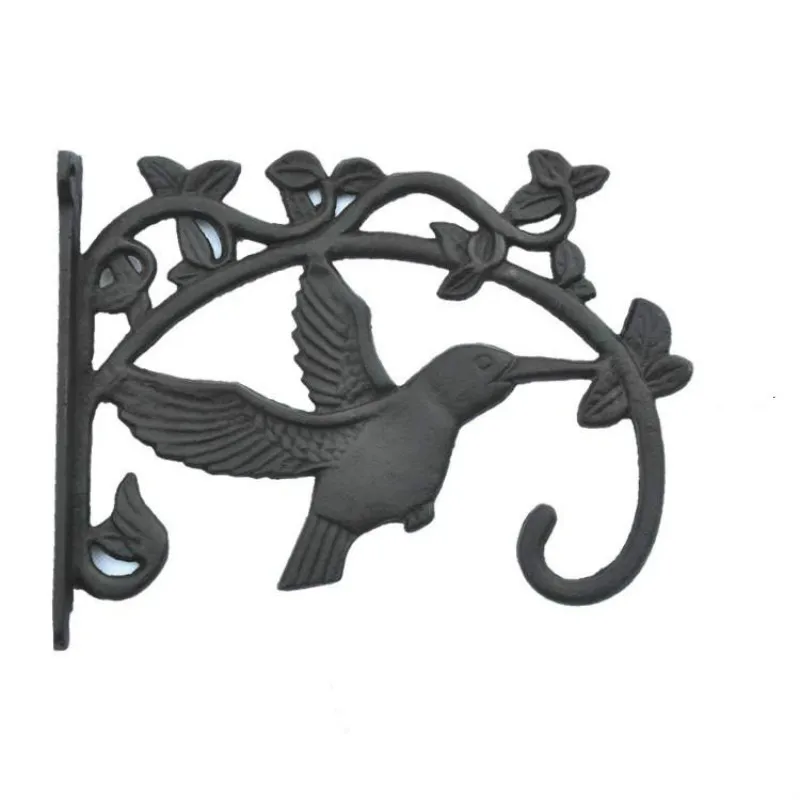Iron cast hard ware hanging basket bracket hook frame flower pot 22*28 cm | Дом и сад