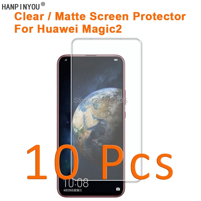10 шт./лот для Huawei Honor Magic 2 6 39 дюйма HD Прозрачная/Антибликовая матовая защитная