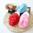 Детская кроватка Pudcoco для девочек 0-18 месяцев, хлопковая обувь для новорожденных девочек, детские кроссовки