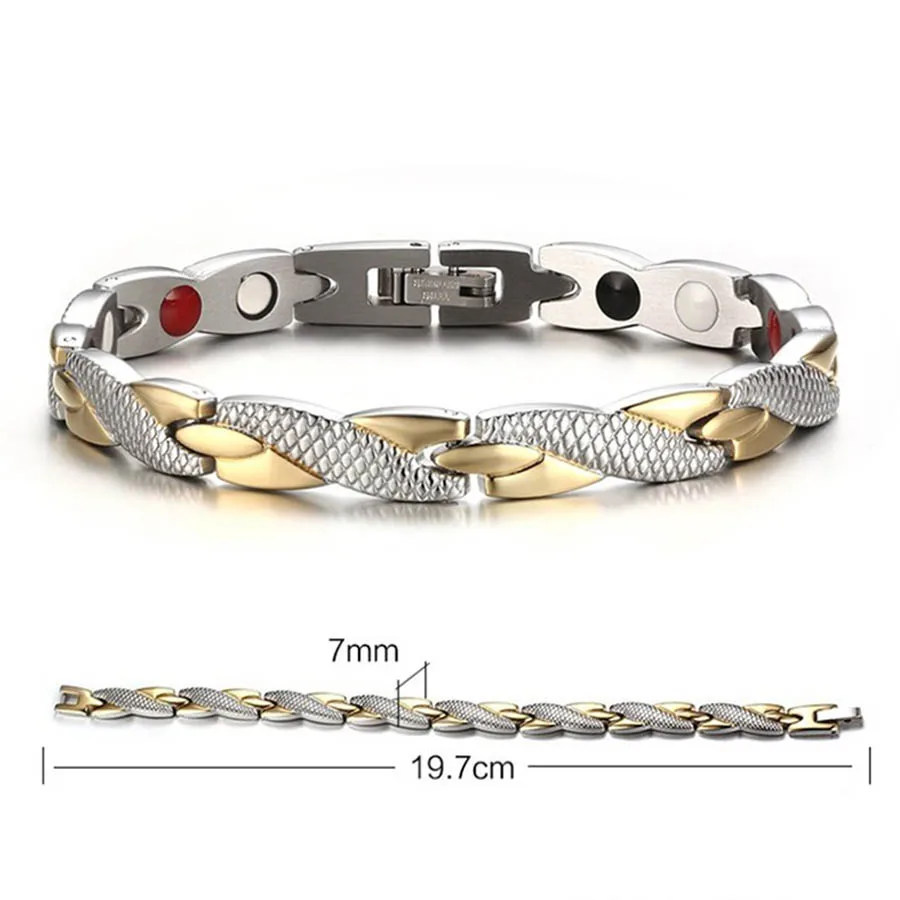 Браслет для похудения магнитная терапия модные ювелирные изделия мужчин и