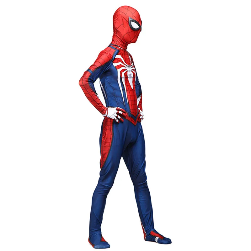 Хэллоуин Ps4 Insomniac Человек паук костюм 3D принт спандекс игры Spidey косплей костюмы