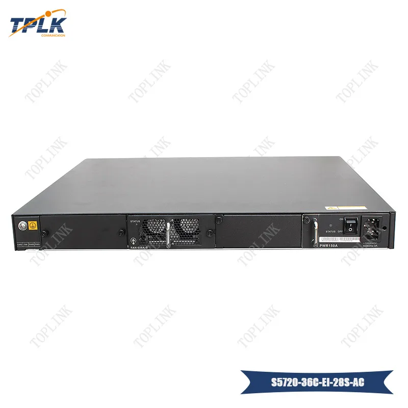 Горячая породукц оригинальный S5720 коммутатор серии S5720-36C-EI-28S-AC Ethernet 28-Порты и