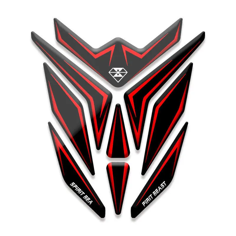 3D мотоцикл гель масло газа Топливные баки для мотоциклов отражающая панель