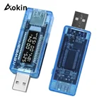 USB-тестер для аккумуляторов, тестер напряжения тока, емкости, тестер тока, зарядного устройства, измеритель емкости, внешний аккумулятор