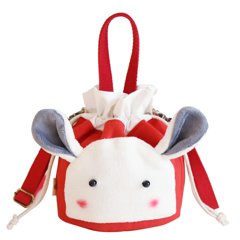 В Корейском стиле с героями мультфильмов брезентовые сумки на плечо сумка-мешок