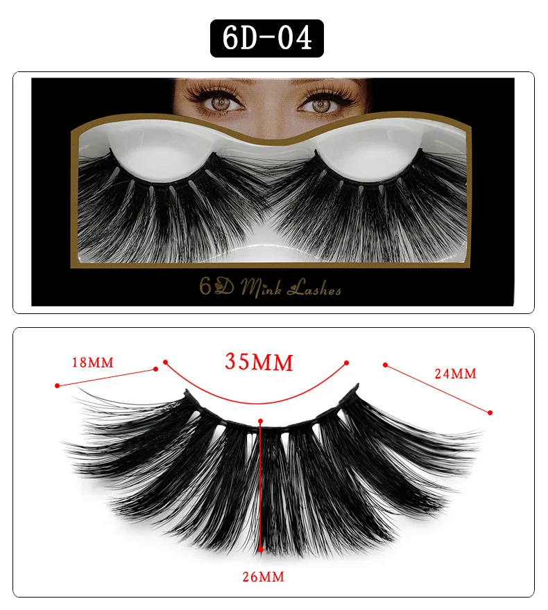 Handmade reusable 6D mink lashes thick natural look long fake plastic cotton stalk 10 styles available 300pairs/lot DHL | Красота и