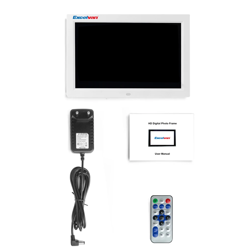 12 Inch Digital Frame Multifunction Music Video Player 32GB ROM Stereo USB 2.0 Speakers High Resolution | Электроника