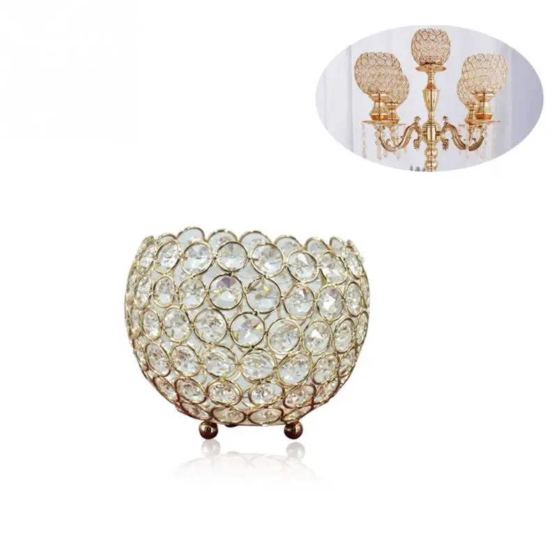 1 шт. подсвечник домашний декоративный кристалл юбилей праздник