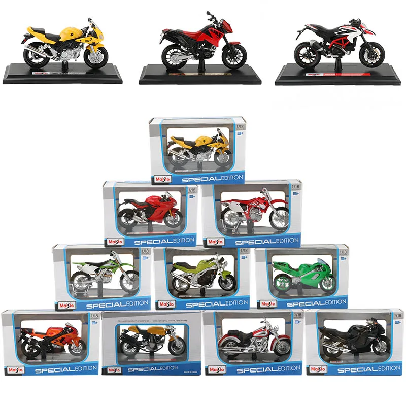 Модель мотоцикла Maisto 1:18 из сплава игрушка для внедорожного модель африканского