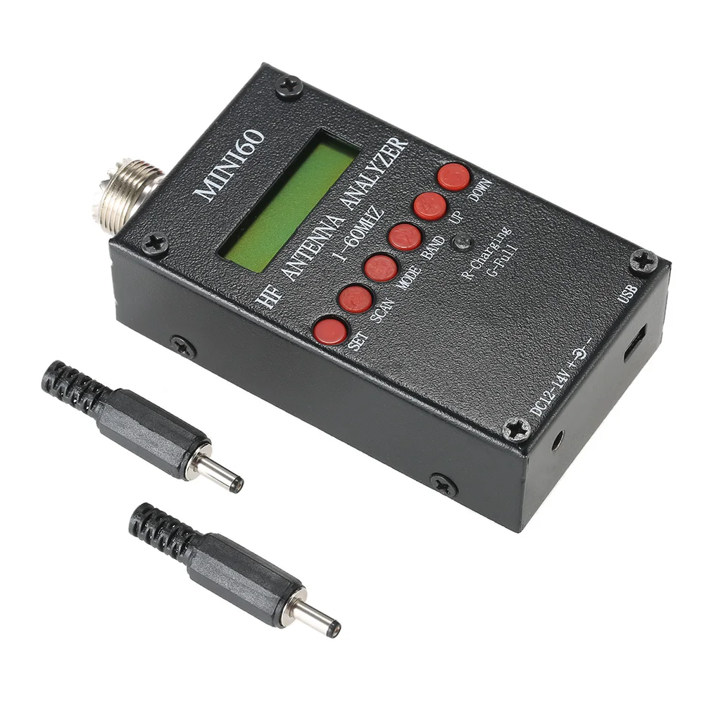 

Mini60 Antenna Analyzer Meter 1-60MHz SARK100 AD9851 HF ANT SWR for Ham Radio Hobbists